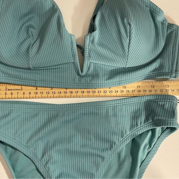 Women's Size S NWT (bottom)& 36C NWOT Top 2 pc Bikini Low Rise Cheeky swimsuit - Picture 10 of 10